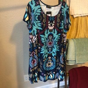 Multi colored tunic